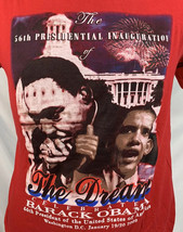Vintage Obama T Shirt Black President MLK Election Inaugural Politics Sm... - $24.99