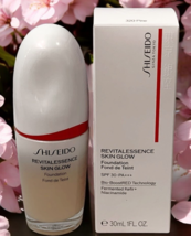 Shiseido Revitalessence Skin Glow Foundation SPF 30 # 320 Pine 30ml/1oz ... - $46.53