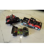 Lego stunt show 42106 truck and motorcycle whack 72072 race car incomple... - $82.04 CAD