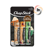 2x Packs ChapStick Coffee Collection Lip Balm | 3 Assorted Flavors | .15oz - £9.38 GBP