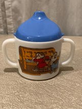 SNOW WHITE Baby Sipper Cup- Disney Dwarfs Vintage -White Plastic 3”-Taiw... - $10.59