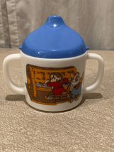 SNOW WHITE Baby Sipper Cup- Disney Dwarfs Vintage -White Plastic 3”-Taiwan EUC - £8.33 GBP