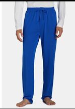 Athletic Works Men's Jersey Sleep Pants MEDIUM Pajama Lounge Royal Blue ... - $7.80
