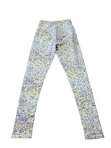 Forever 21 Women’s Floral Leggings Small Yoga Purple Yellow Blue White - £7.07 GBP