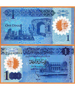 LIBYA ND (2019) GEM UNC 1 Dinar Banknote Polymer Money Bill P- NEW - £1.57 GBP