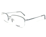 Marchon Eyeglasses Frames FLEXON 606 LT GUNMETAL Rectangular 52-19-140 - £59.05 GBP