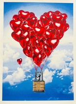 Mr.Brainwash Love Sopra Tutti H/S Con COA Edizione Limitata Girl Con Balloon Art - £1,384.46 GBP