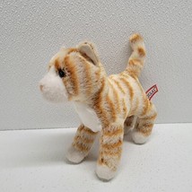 Douglas Orange Striped Cat Plush Tabby Kitten Stuffed Animal Toy 6&quot; - £11.00 GBP