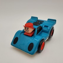 Vintage 1972 Kenner General Mills Blue Short Snort Toy Car w/Driver No Zip Pull - £11.60 GBP