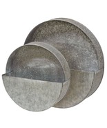 New Wall Pockets in distressed metal - $38.00