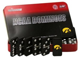 NCAA Iowa Hawkeyes Team Dominoes Full Set Of 28 In Gift Tin Ages 6+ - £10.79 GBP