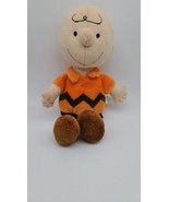 Peanuts Charlie Brown Kohls Cares 12&#39;&#39; Plush Doll Stuffed Animal Toy Orange - £16.48 GBP
