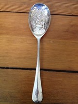 Vintage William Briggs Silverplate WB &amp; Co Fruit Serving Spoon Antique F... - $18.99