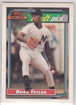 M) 1992 Topps Baseball Trading Card - Brien Taylor #6 - $1.97