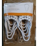 Kenney White Plastic Shower Curtain Rings 12 pk - $12.93 CAD