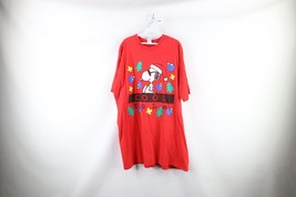 Vtg 90s Peanuts Womens OSFA Faded Snoopy Joe Cool Night Gown Sleep T-Shirt USA - £29.72 GBP