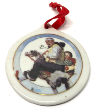 NORMAN ROCKWELL Gramps At the Reins JC PENNEY Christmas Ornament - $91.77 MXN