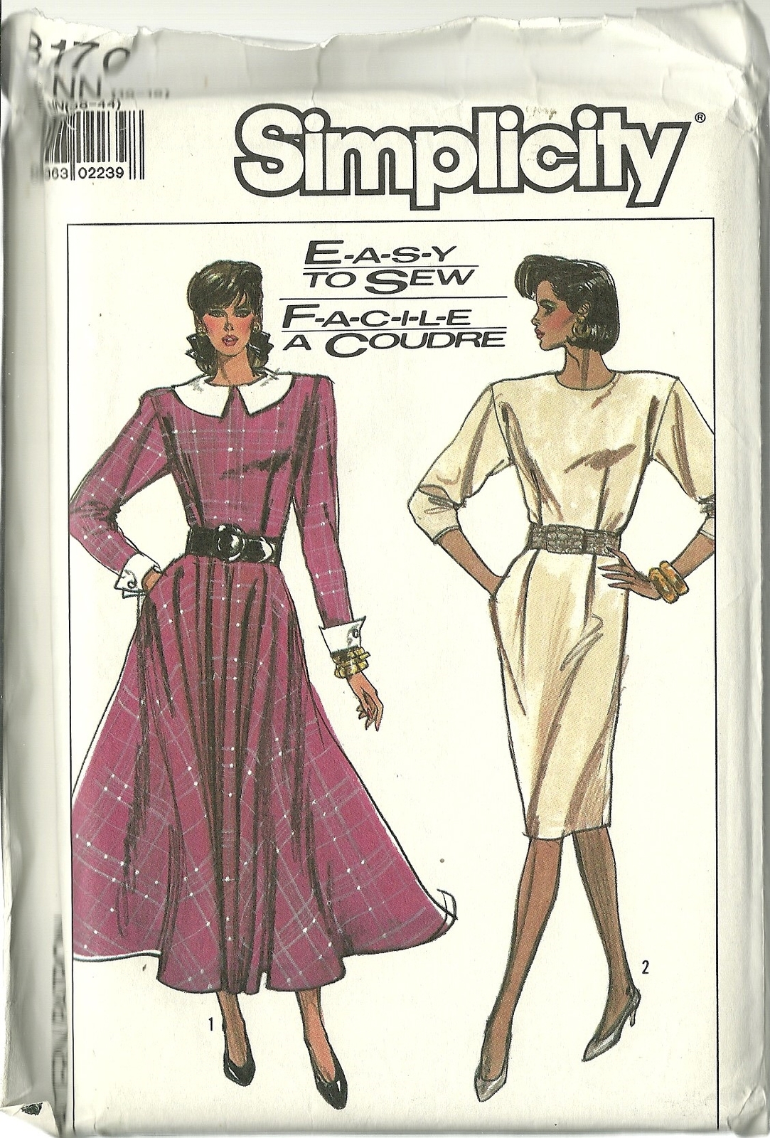 Simplicity Sewing Pattern 8170 Misses Womens Dress Size 10 12 14 16 New - $9.99