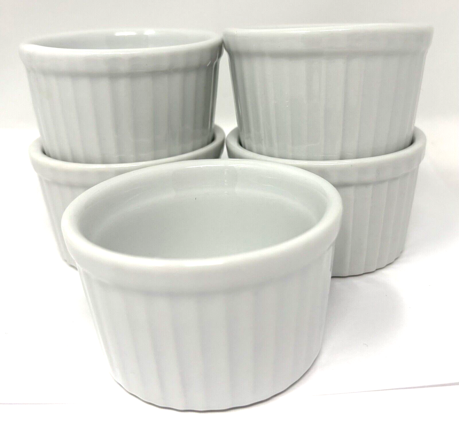 City Chef White Porcelain Ramekins Small Set of 5 - $14.24