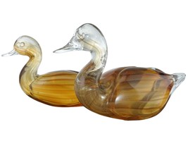 1970&#39;s Licio Zanetti Murano Art Glass Ducks - £580.51 GBP