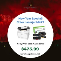 HP COLOR LASERJET MFP M477FDW  CF379A WIFI CF410X   NEW YEARS Special! - $475.99