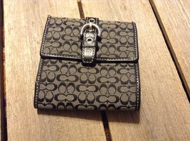 Authentic Coach signature wallet black buckle - £36.78 GBP