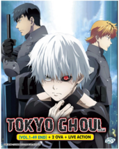 Dvd Anime Tokyo Ghoul Season 1-3 (1-49 End) 2 Ova +Movie +Re 2nd English Sub/Dub - £23.27 GBP