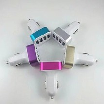Color: Silver - QUAD PORTS USB Car Adapter and Charger - $828.61 MXN