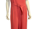 NWT London Times Coral Sleeveless Long Pant Jumpsuit Size 10 - $42.74
