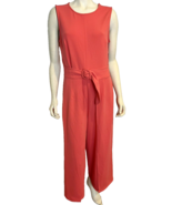 NWT London Times Coral Sleeveless Long Pant Jumpsuit Size 10 - $42.74