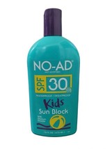 NO-AD SPF 30 Kids Sunscreen Sunblock Lotion Waterproof PABA-Free 16 oz  - $1,104.80 MXN NO-AD SPF 30 Kids Sunscreen Sunblock Lotion Waterproof PABA-Free 16 oz  - $1,104.80 MXN
