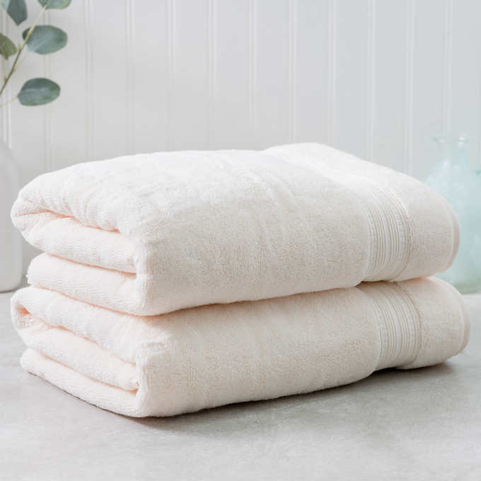 Charisma Soft  Hygro Cotton Two piece Bath Towel Set Color Ivory