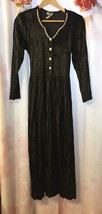 Pretty Black Velvet Gothic Cowgirl Cheyenne Outfitters Dress Size XS Fit... - £31.45 GBP