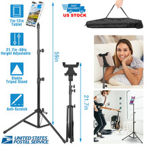 Adjustable Tablet Tripod Stand Holder Selfie Stick For 7-12" Ipad 360 +Bag - $49.99