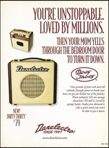 1999 Danelectro Dirty Thirty guitar amplifier advertisement 8 x 11 amp ad print - £3.32 GBP