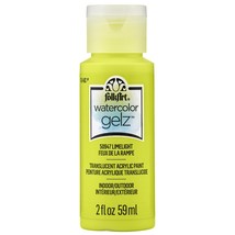 FolkArt Watercolor Gelz Acrylic Paint 2oz-Limelight WTRCLRGL-50947 - £12.15 GBP