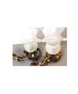 Vintage Lamps with Frosted Glass - $84.11 CAD