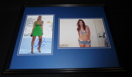 Emily Ratajkowski Signed Framed 16x20 Bikini Photo Display Gone Girl Carl&#39;s Jr - £140.78 GBP
