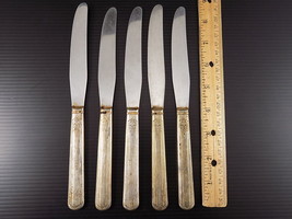 5 Pc Vintage Wm.A. Rogers A1 Plus Oneida Ltd. Dinner Knives 8-7/8&quot; L Stainless - £9.48 GBP