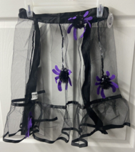 Midwest Halloween Spider Black and Purple Holiday Apron Spiders Costume ... - $10.24