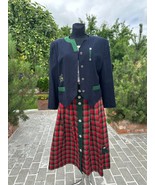 Dirndl blouse jacket and skirt  Bavarian Oktoberfest costume  Size medium - $48.51