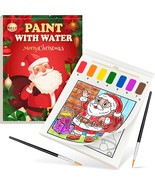 Paint with Water Coloring Book for Kids All in One Christmas Theme Water... - £19.45 GBP