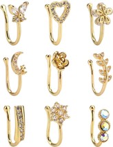 Fake Nose Ring Clip Jewelry  - £20.34 GBP