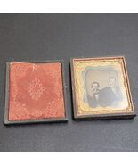 1800s Tintype 2 Distinguished Gentlemen Friends Photo in Union Leather C... - $1,611.40 MXN