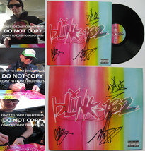 Mark Hoppus Travis Barker Matt Skiba signed Blink 182 Nine album proof Beckett - £1,117.50 GBP