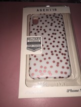 Agent 18 iPhone X  FlexShield Case    White / Rose Confetti-SHIPS N 24 H... - $15.89