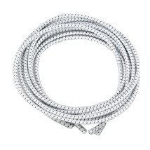 Elastic Shoelaces - Ideal for Men, Women and Children 47&quot; White w/Black ... - £5.51 GBP
