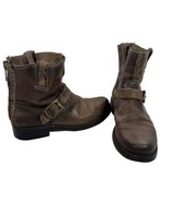 Frye Vicky Artisan Women’s 7.5 Short Boots Brown Leather Back Zip - $49.49