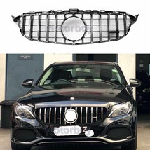 No Front Camera for Mercedes C Class W205 C250 C43 GT Panamericana Grill Silver - £129.21 GBP