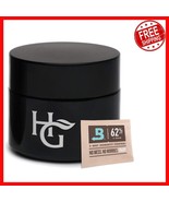 Durable Airtight 100ml Ultraviolet Jar &amp; Reusable Humidity Pack for Herbs - $48.90 CAD